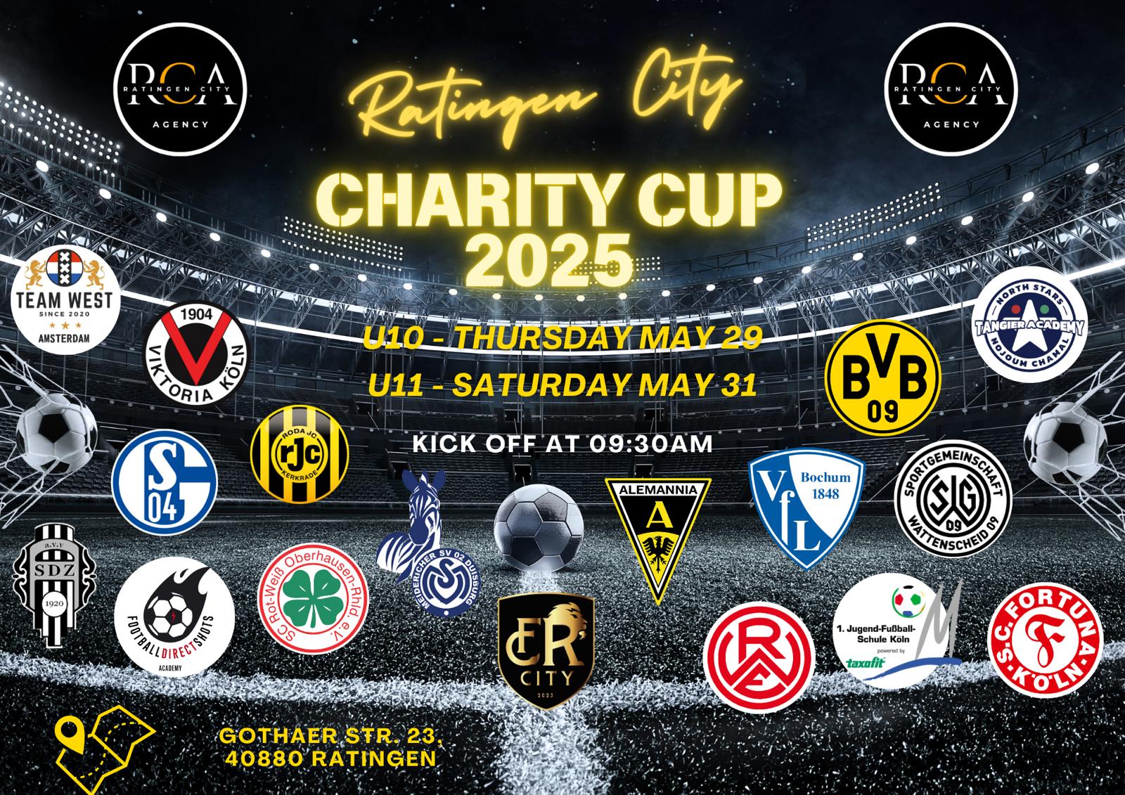 Plakat Ratingen City Charity Cup 2025